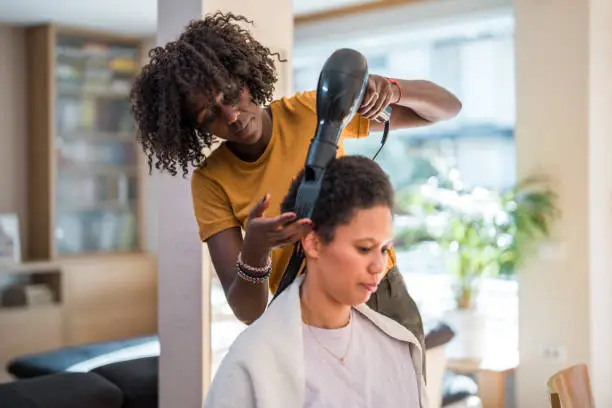 Blow dry and styling